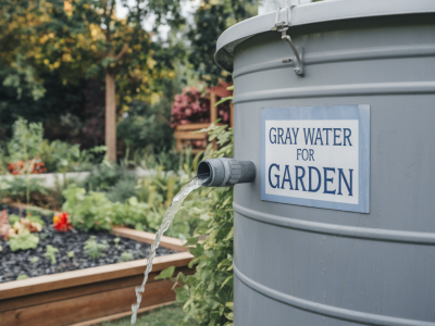 Comment récupérer et réutiliser l'eau grise domestique pour arroser votre potager en toute sécurité
