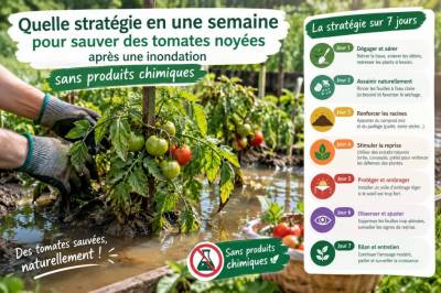 Quelle stratégie en une semaine pour sauver des tomates noyées après une inondation sans produits chimiques